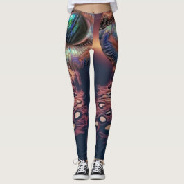 Legging Grandes lágrimas de descamação ocular refletidas n