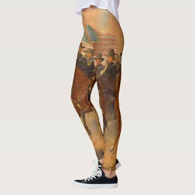 Legging Grant e seus generais por Ole Peter Hansen Balling (Esquerda)