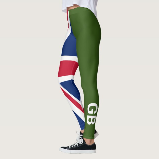 Legging Green da Corrida Britânica (Esquerda)
