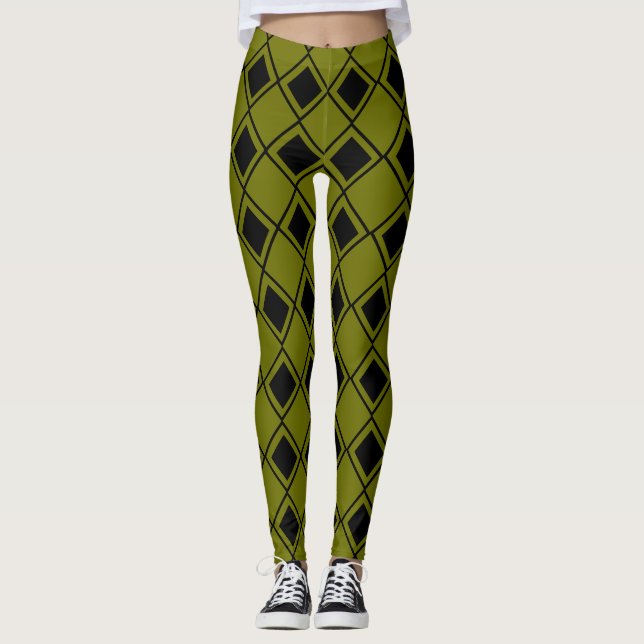 Legging Green Harlequin (Frente)