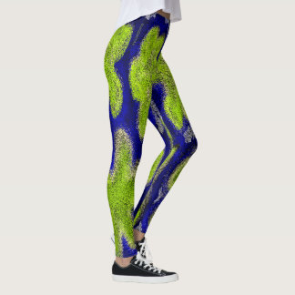 Legging Green Splotches 