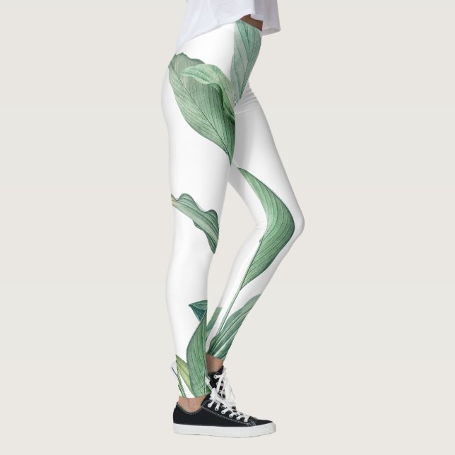 Legging Green Tropical Deixa Monograma Nome (Direita)
