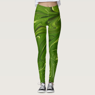 Legging Greenery Swirls