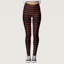 Legging Greve Negra Vermelha, Vampiro de Halloween