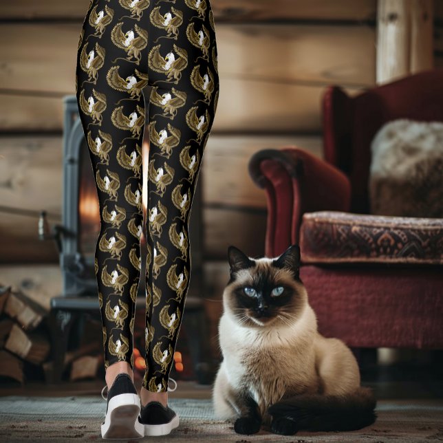 Legging Griffin Fantasy Griffin Mythology (Criador carregado)