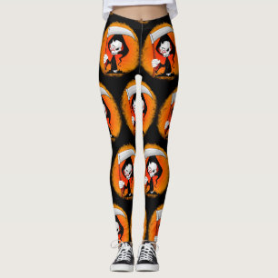 Legging Grim Reaper Cartoon 