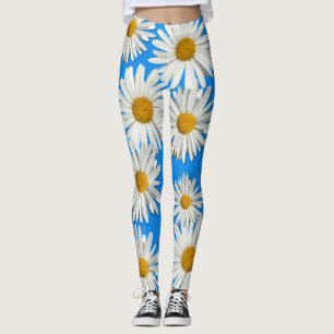 Legging Groovy Flower Child Real Daisy Hippie Blossomas