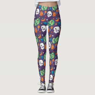 Legging Grumpy Pumpkins Halloween