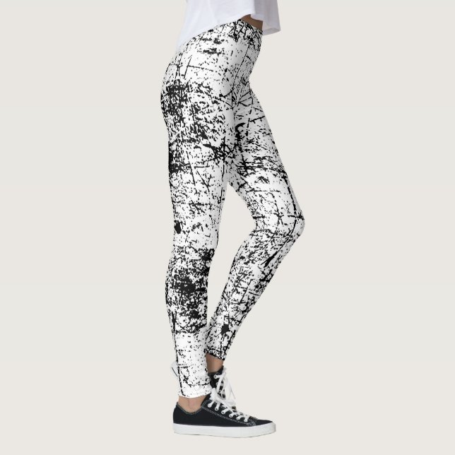 Legging Grunge Branco (Direita)