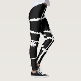 Legging Grunge Moderno Luz Branca Refinada Malha Suja