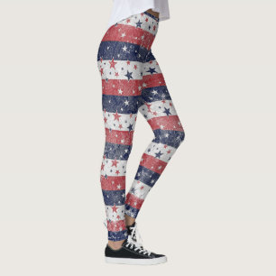 Legging Grunge Stars and Stripes