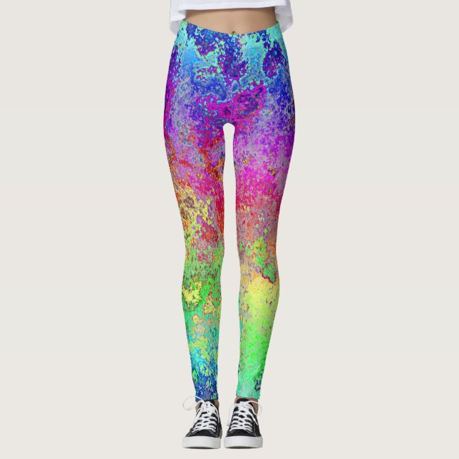 Legging Grungy Rainbow (Frente)