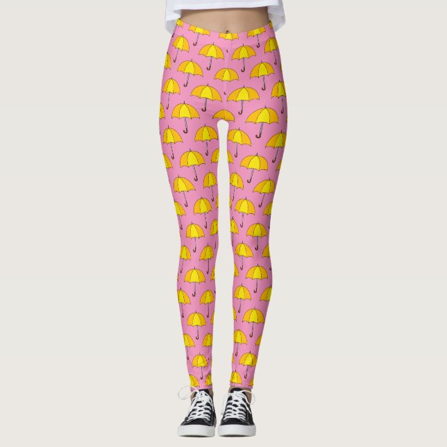 Legging Guarda-chuva Amarelo (Frente)