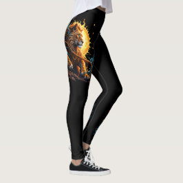 Legging Guardião do Limiar Solar – Leão do Equilíbrio