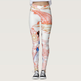 Legging Gueixas no jardim