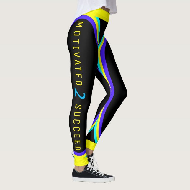 Legging Guerreiro do nascer, Motivado para Suceder (Seu No (Direita)