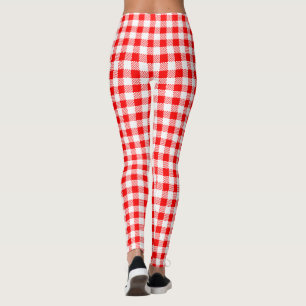 Legging Guingão vermelho