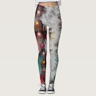 Legging Guirlandas Geadas com Contas