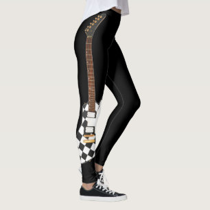 Legging GUITAR ELÉTRICO VERIFICADO POR ÍCONE DO solteiro
