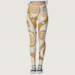 Legging Gustav Klimt A Árvore Da Vida Art Nouveau