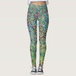 Legging Gustav Klimt - Árvore de Maçã<br><div class="desc">Árvore Apple I - Gustav Klimt, Óleo na Canvas, 1907</div>