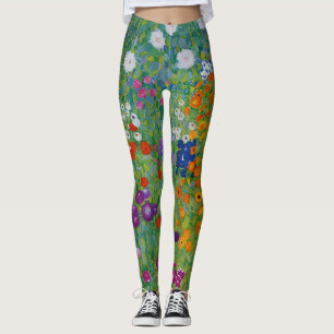 Legging Gustav Klimt Bauerngarten Fllower Garden Fine Art