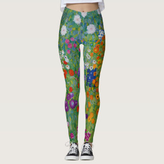 Legging Gustav Klimt Bauerngarten Fllower Garden Fine Art