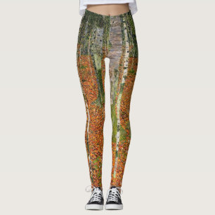 Legging Gustav Klimt - Farmhouse with Birch Trees