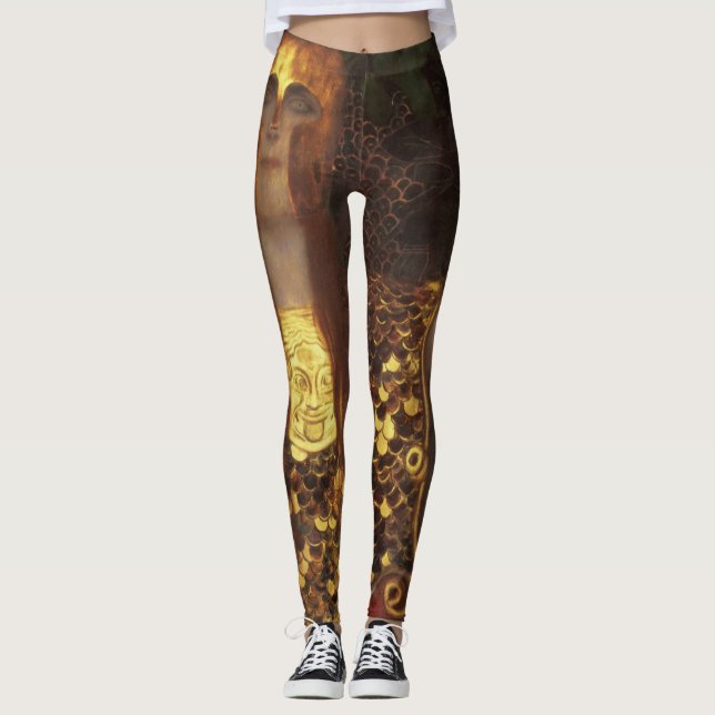 Legging Gustav Klimt - Minerva Ou Pallas Athena (Frente)