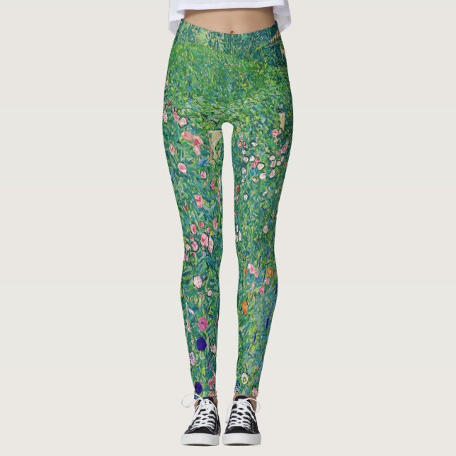 Legging Gustav Klimt - Paisagem do Jardim Italiano (Frente)
