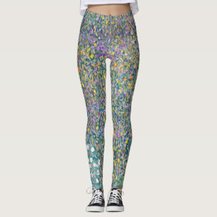 Legging Gustav Klimt - Rosebushes debaixo das Árvores