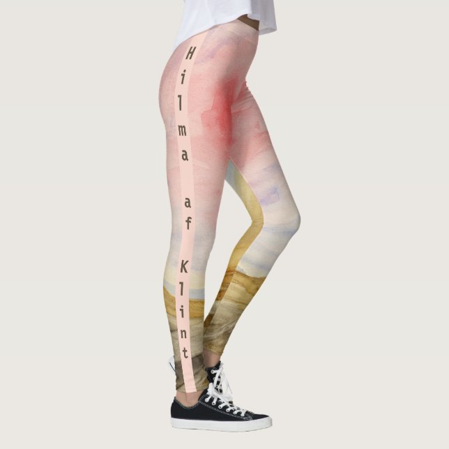 Legging Gusten no submundo por Hilma af Klint (Direita)