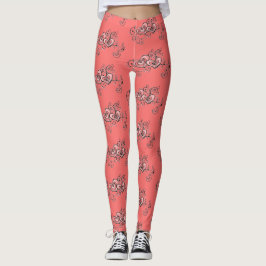 Legging Gym & Yoga Pants, designer de Coração Rosa, por Se