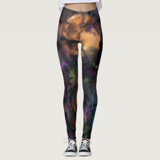 Legging Halloween Abstrato