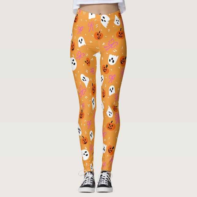 Legging Halloween Assustador  (Frente)