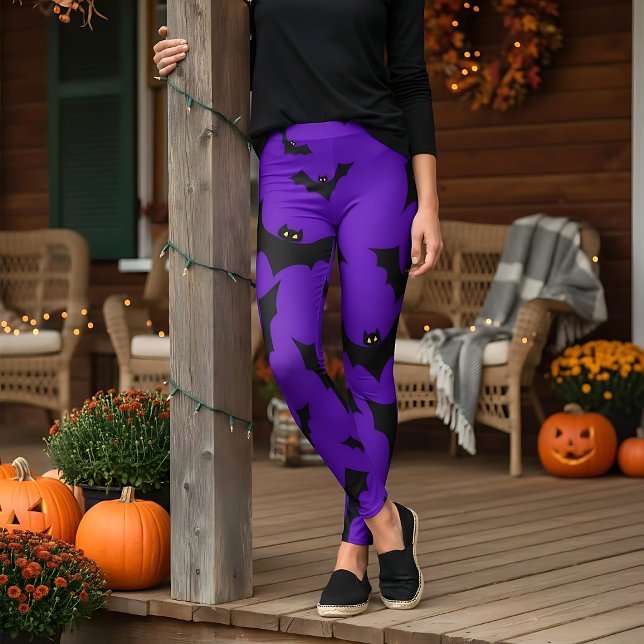 Legging Halloween Bats (Criador carregado)