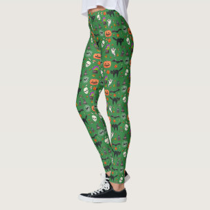 Legging Halloween Bonito E Louco