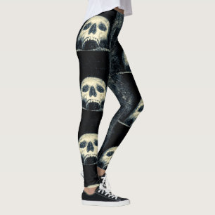 Legging Halloween - Crânio horrível