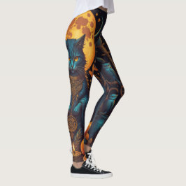 Legging Halloween de bruxa negra