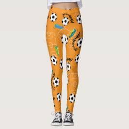 Legging Halloween do futebol