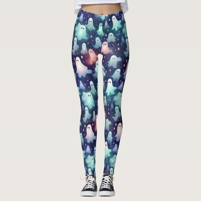 Legging Halloween Ghosts e Goblins (Frente)