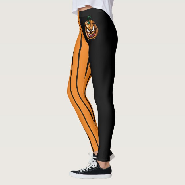 Legging Halloween Jack-O-Lanterna (Esquerda)
