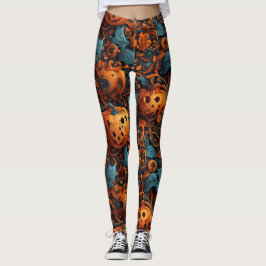 Legging Halloween Jack o lanterno Pumpkin
