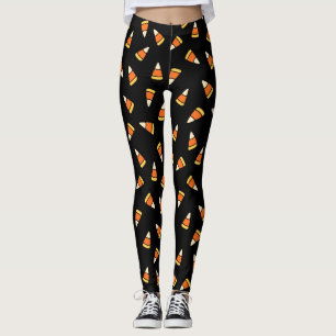 Legging Halloween Mega Candy Corn