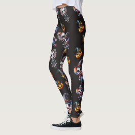 Legging Halloween Negro Bonito