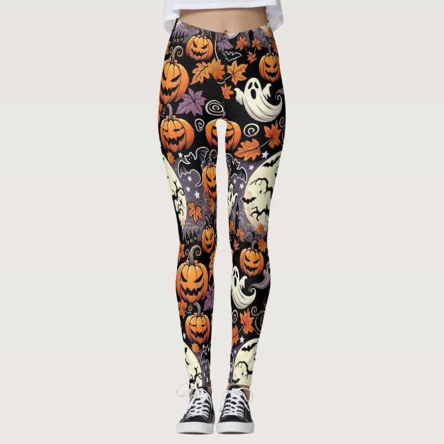 Legging Halloween/outono/outono (Frente)