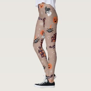 Legging Halloween Pale Taupe