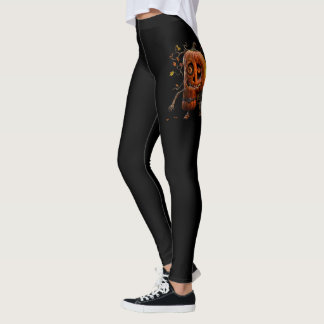 Legging Halloween Pumpkin