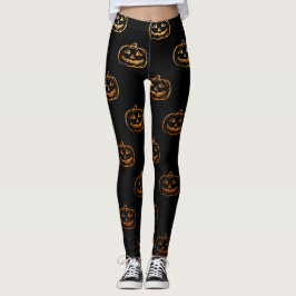 Legging Halloween Pumpkins