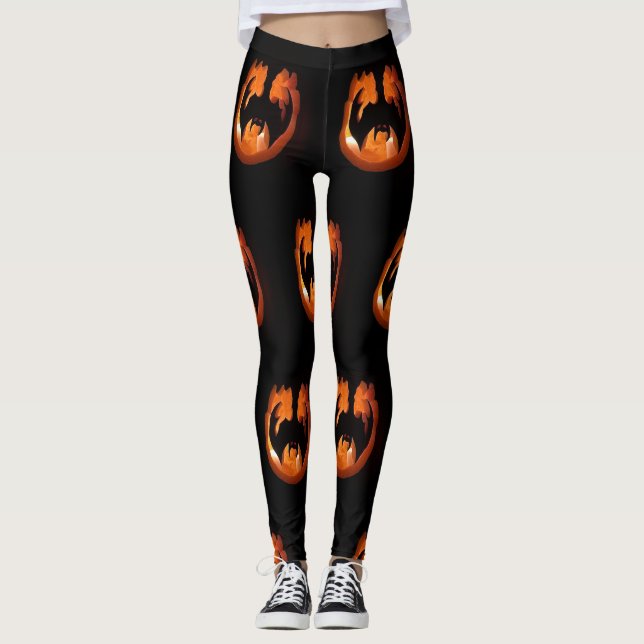 Legging Halloween Pumpkins (Frente)